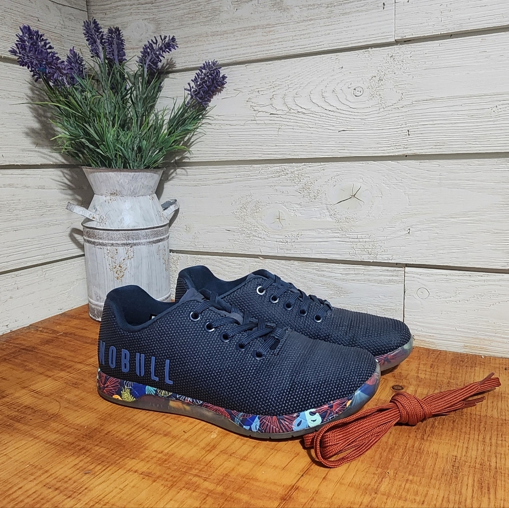 NOBULL Navy Tropical Trainers Women's 8